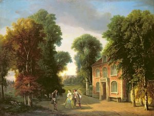 Une scène de Georges Dandin de Molière (1622-73) 1852